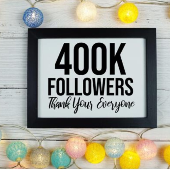💃💃TYSM 400,000 Followers 💃💃💃 - Picture 1 of 3